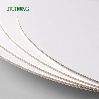 Panneau jetable de gâteau de LFGB autour des plats d'or de gâteau de tambour de protection