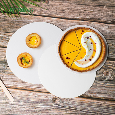 Panneau jetable de gâteau de LFGB autour des plats d'or de gâteau de tambour de protection