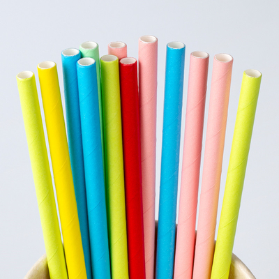 thé terminal 10mm pointu Straw Individual Wrap de bulle de 12mm