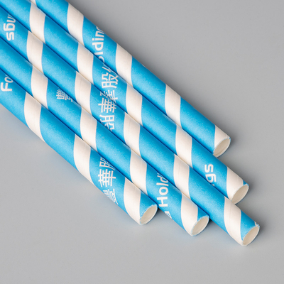 La boîte colorée de rayure a emballé Straw Eco de papier jetable - amical