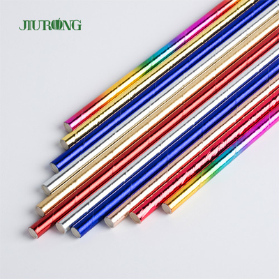 PLA potable 12mm compostable de 6mm 8mm Straw Individually Wrapped biodégradable