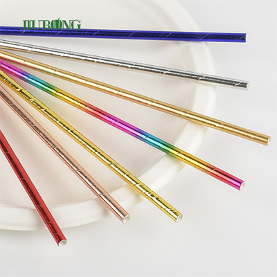 PLA potable 12mm compostable de 6mm 8mm Straw Individually Wrapped biodégradable