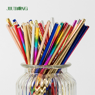 PLA potable 12mm compostable de 6mm 8mm Straw Individually Wrapped biodégradable