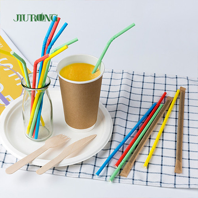 Bio papier droit fait sur commande buvant Straw For Coffee Boba Tea