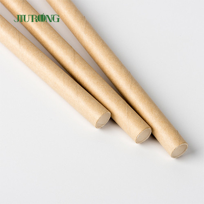 papier biodégradable Straw For Drinking Beverage de longueur de 135mm