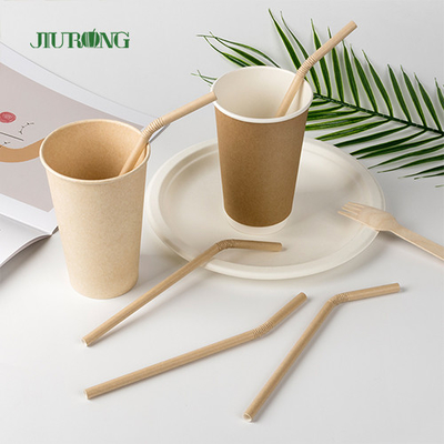 papier biodégradable Straw For Drinking Beverage de longueur de 135mm