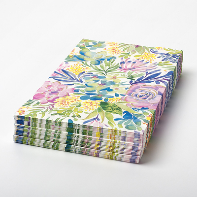 Coutume colorée compostable de catégorie comestible de serviette de papier de fleur