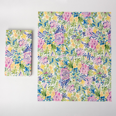 Coutume colorée compostable de catégorie comestible de serviette de papier de fleur