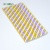 Pailles biodégradables rayées dorées de Noël de Kraft de paille de papier 5*120mm