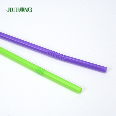 Les pailles jetables écologiques biodégradables ont coloré 4.6*150mm en plastique