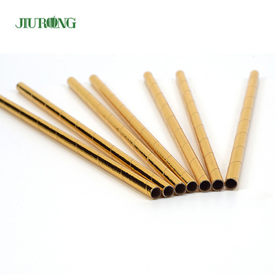 Pailles de papier biodégradables jetables compostables d'ODM pour des Smoothies