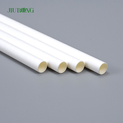 Diamètre de papier biodégradable blanc de Straw Eco Friendly Food Grade 4.6mm