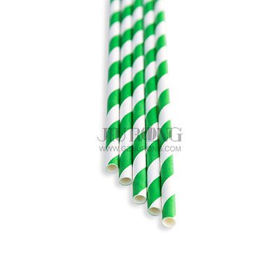Paille de papier biodégradable potable de cocktail 6*197mm qui respecte l'environnement