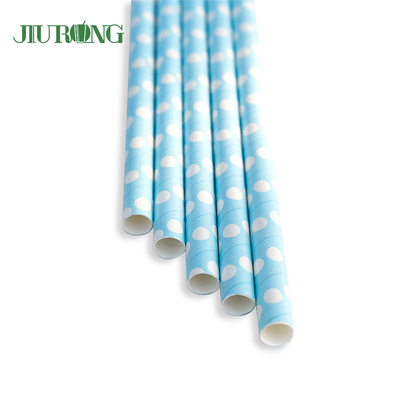 Pailles de papier écologiques d'emballage de restaurant biodégradables 12*230mm