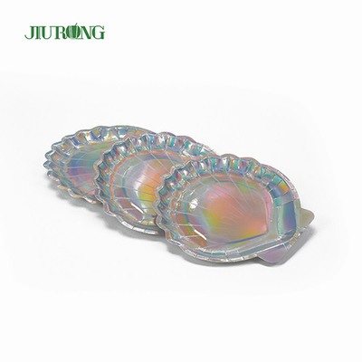 Assiettes jetables en papier biodégradable en bambou Recyclable rond dia 23cm