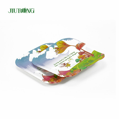 Stratification recyclable de Matt de catégorie comestible d'assiettes à papier biodégradables de revêtement UV