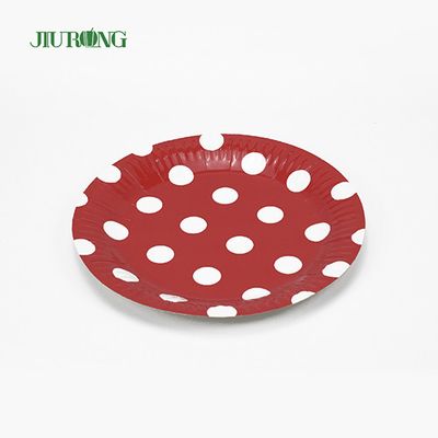 Assiettes en papier biodégradables de 7 pouces