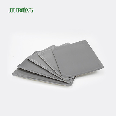 La nourriture écologique biodégradable plaque la forme faite sur commande jetable Jiurong