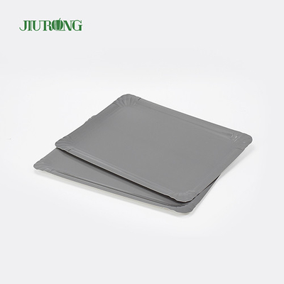 La nourriture écologique biodégradable plaque la forme faite sur commande jetable Jiurong