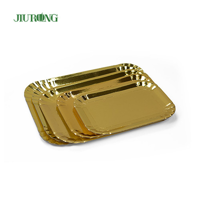 bambou biodégradable écologique d'assiettes en papier de 340mm pour la fête d'anniversaire