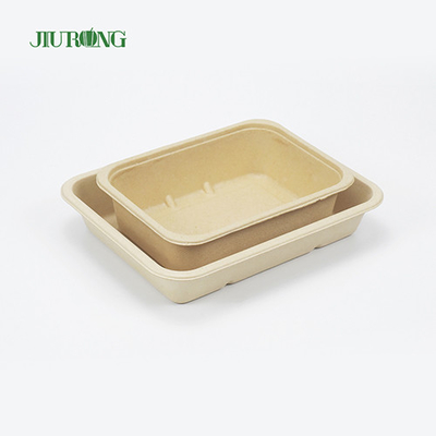 Papier sulfurisé durable imprimé de boîte de nourriture de bagasse de canne à sucre