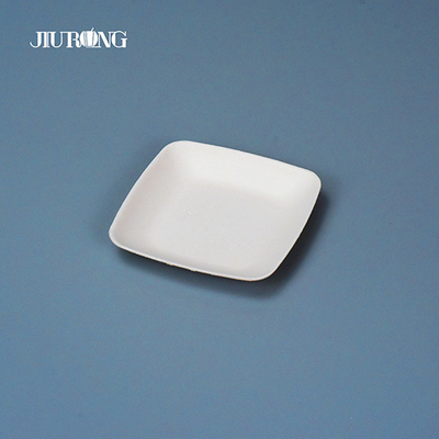 Plateaux de déjeuner biodégradables écologiques de récipient de nourriture de bagasse d'ODM