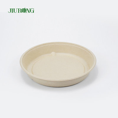Bac à papier jetable de bagasse d'hamburger de récipient de nourriture de canne à sucre