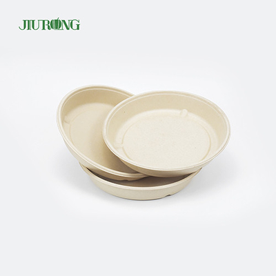 Bac à papier jetable de bagasse d'hamburger de récipient de nourriture de canne à sucre