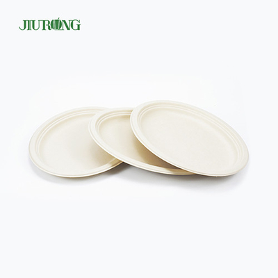 Diamètre imperméable du récipient 7inch 23cm de nourriture de canne à sucre pour le sandwich de biscuit
