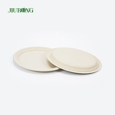 Diamètre imperméable du récipient 7inch 23cm de nourriture de canne à sucre pour le sandwich de biscuit