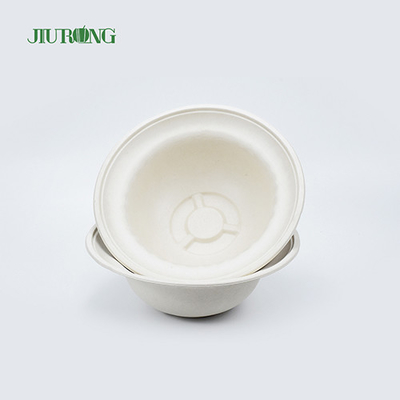 cuvettes jetables écologiques biodégradables de conteneur de nourriture de canne à sucre de 155mm