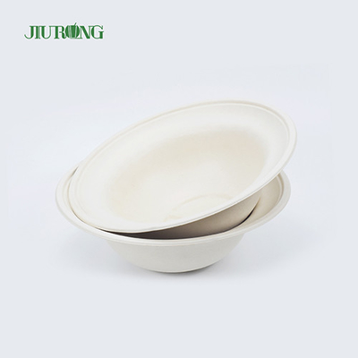 cuvettes jetables écologiques biodégradables de conteneur de nourriture de canne à sucre de 155mm