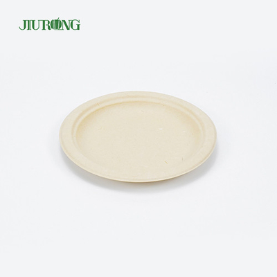 Emballage biodégradable de récipient de nourriture de canne à sucre d'aliments de préparation rapide 9 pouces autour