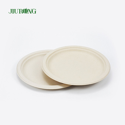 Les plats biodégradables de bagasse de canne à sucre de sushi ont réutilisé 155mm Jiurong