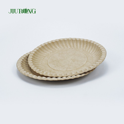 Plat rond écologique 258mm de récipient de nourriture de canne à sucre biodégradable recyclable