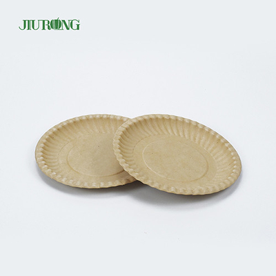 Plat rond écologique 258mm de récipient de nourriture de canne à sucre biodégradable recyclable