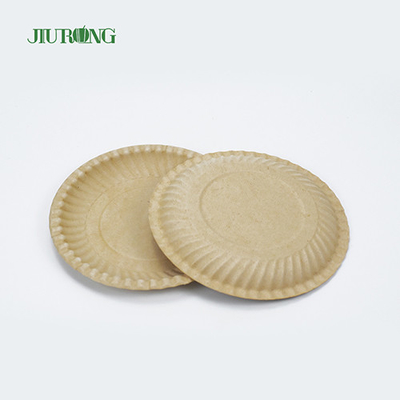 Plat rond écologique 258mm de récipient de nourriture de canne à sucre biodégradable recyclable
