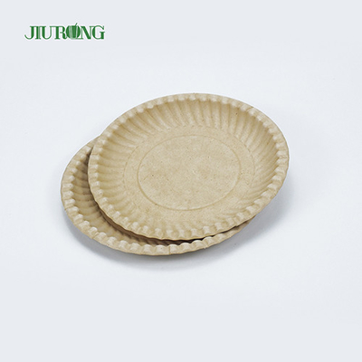 Plat rond écologique 258mm de récipient de nourriture de canne à sucre biodégradable recyclable