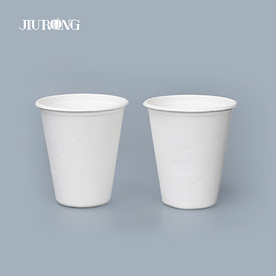 Tasses à café de papier biodégradables ondulées blanches 10oz 12oz à mur simple