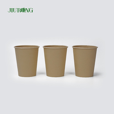 Tasse à café en papier jetable biodégradable à paroi unique 6oz 7oz