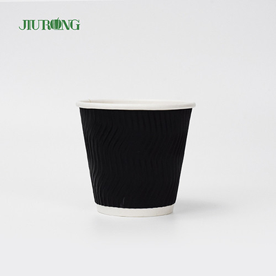 Catégorie comestible des tasses de papier biodégradables de café de thé de jus de kola 4oz 6.2cm