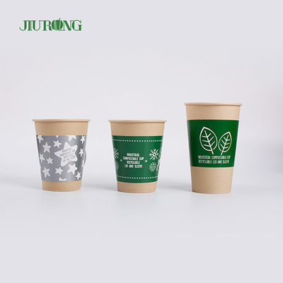tasses 200ml de papier biodégradables