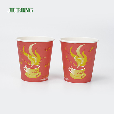 Tasses de papier biodégradables jetables ondulées par Brown pour les boissons chaudes