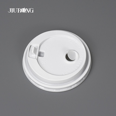 Jiurong biodégradable blanc de couverture de tasse de papier jetable de boisson chaude