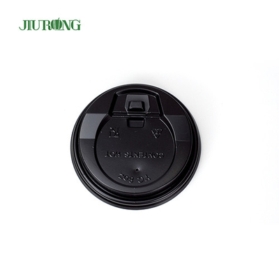 Couvercles jetables ondulés ISO9001 de tasse de papier de Brown noirs approuvés