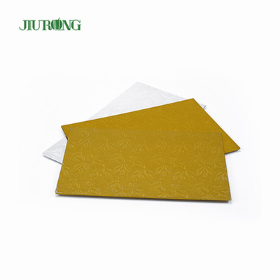 Rectangle de plateau à gâteau jetable de 8 pouces