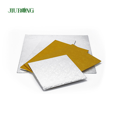 Grand panneau de gâteau de rectangle de base de carton d'or certification BSCI de 11 pouces