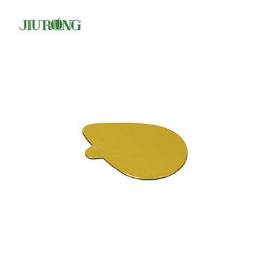 Tambours à gâteau ovales en papier d'aluminium de qualité alimentaire jetables de 100 * 65 mm