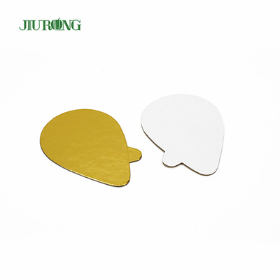 Tambours à gâteau ovales en papier d'aluminium de qualité alimentaire jetables de 100 * 65 mm