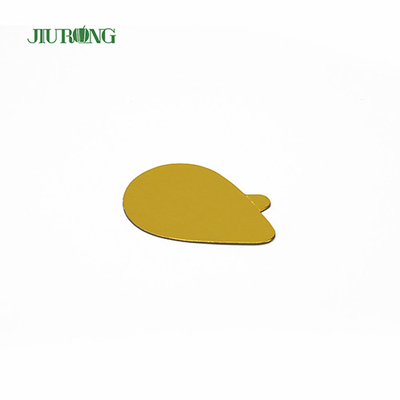 Tambours à gâteau ovales en papier d'aluminium de qualité alimentaire jetables de 100 * 65 mm